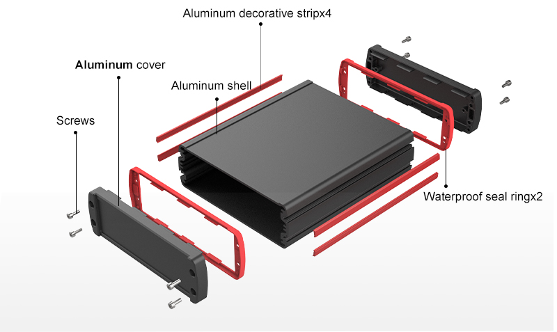 Waterproof Aluminum Project Box