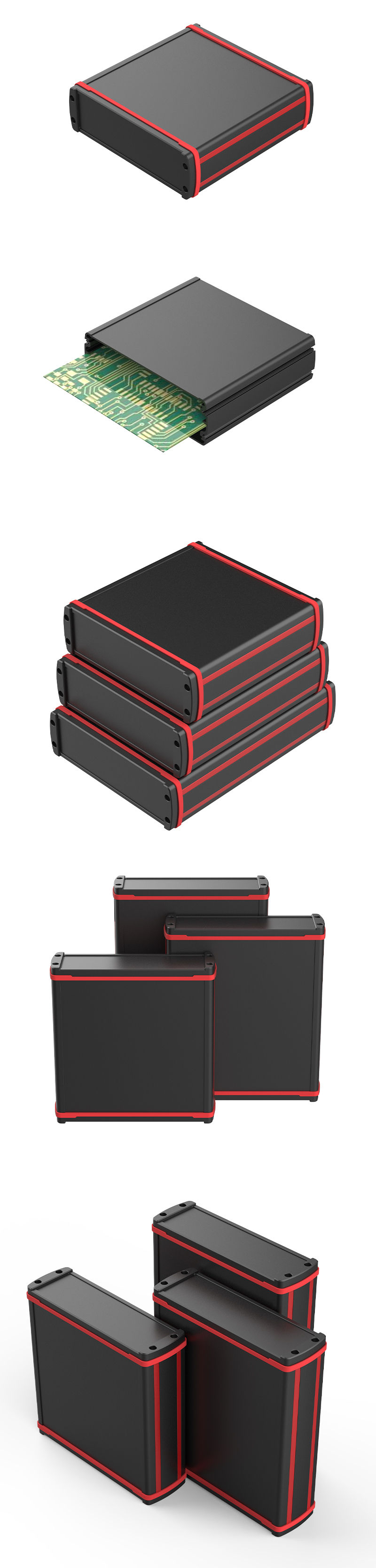 IP67 Waterproof Extruded Aluminum Enclosure