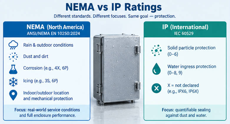 NEMA vs IP Ratings
