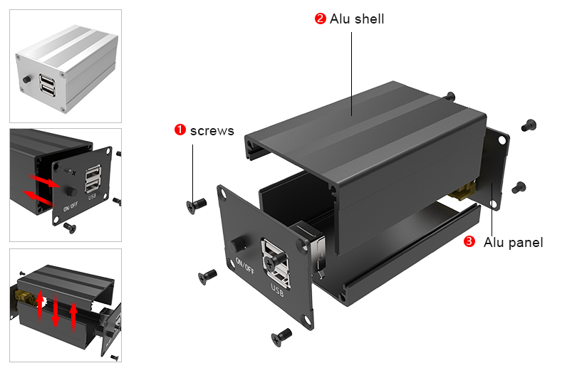 extruded aluminum enclosure