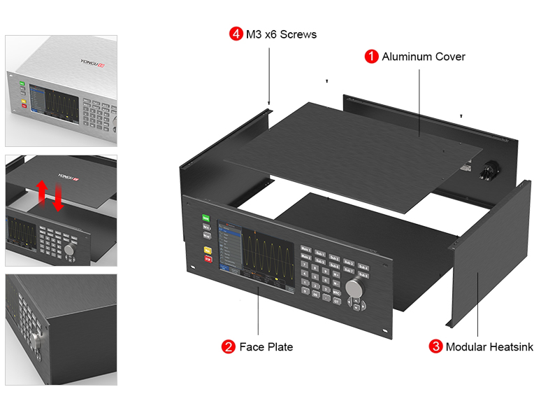 4U aluminum enclosure