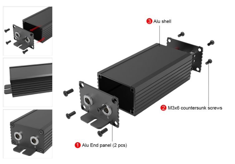 extruded aluminum project box