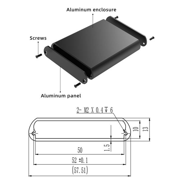 extruded aluminum box